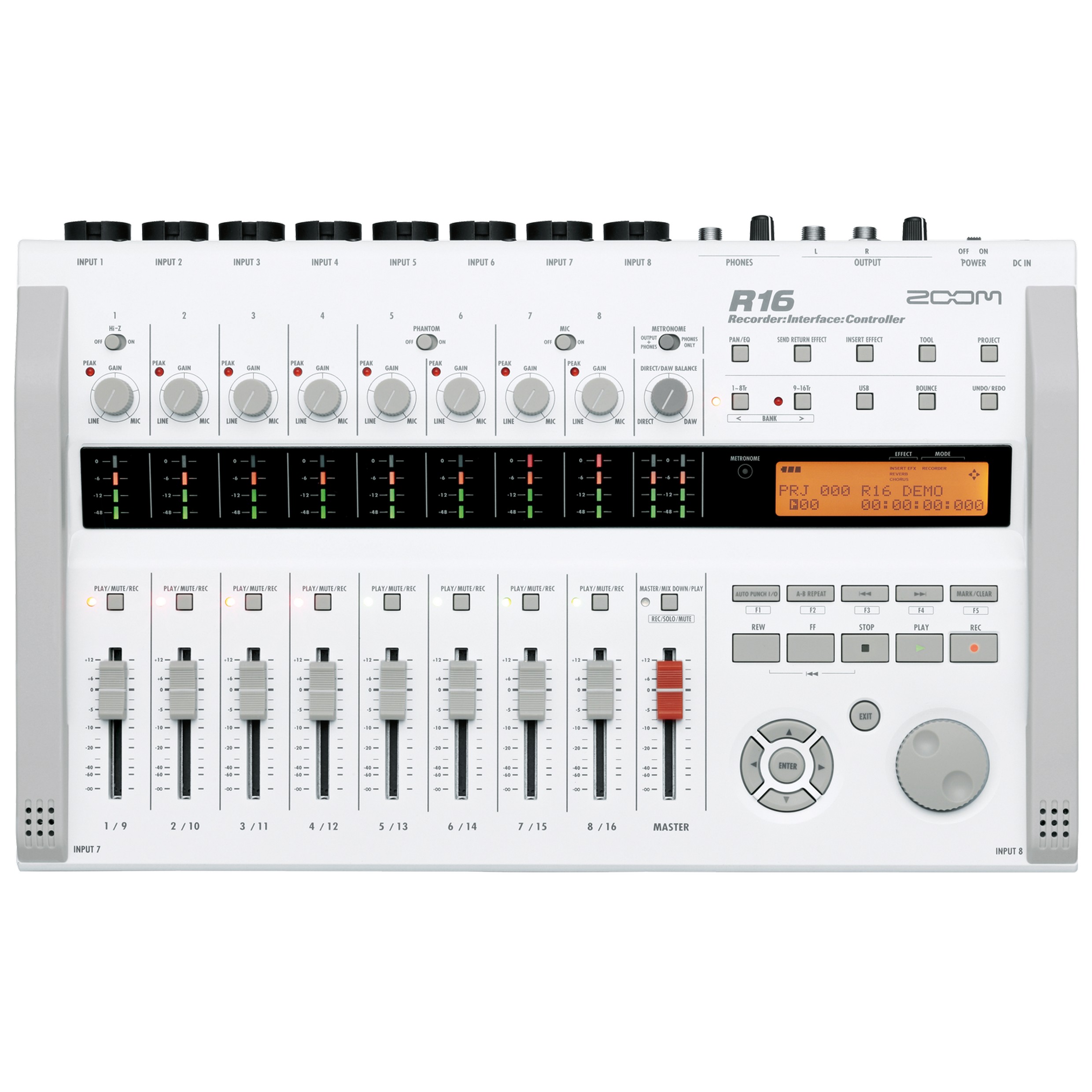 alquiler mesa grabacion 8 pistas zoom r16