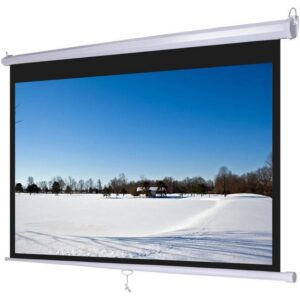 Alquiler pantalla proyector electrica 150 pulgadas